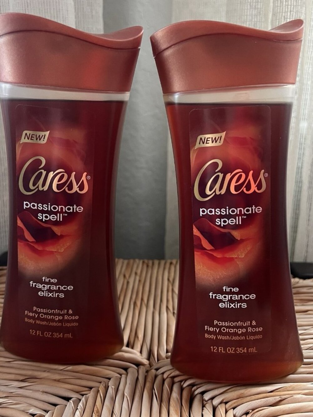 Caress Passionate Spell Passionfruit & Fiery Orange Rose Body Wash Discontinued